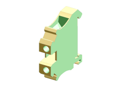 3044173 - Cầu đấu dây / Terminal Block UT 10-PE - vặn vít 10mm2, rộng 10.2mm, màu vàng-xanh lá - Phoenix Contact