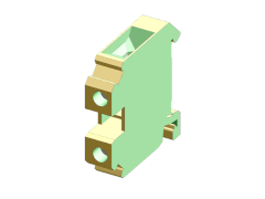 3044212 - Cầu đấu dây / Terminal Block UT 16-PE - vặn vít 16mm2, rộng 12.2mm, màu vàng-xanh lá  - Phoenix Contact
