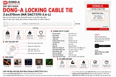 DONG-A-DACT370-3.6-L / Dây Rút Nhựa Dong-A 3.6x370mm