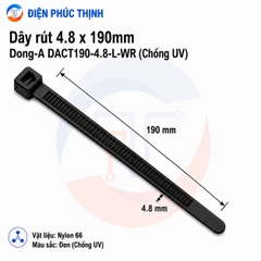 DONG-A-DACT190-4.8-L-WR / Dây Rút Nhựa Dong-A 4.8×190mm Chống UV