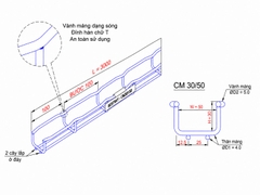 BESTRAY-CM30/50 / Máng Cáp Bestray - Dạng lưới 30×50×3000mm