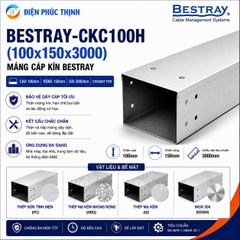 BESTRAY-CKC100H / Máng Cáp Kín Bestray 100×150×3000mm
