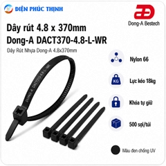 DONG-A-DACT370-4.8-L-WR / Dây Rút Nhựa Dong-A 4.8×370mm Chống UV