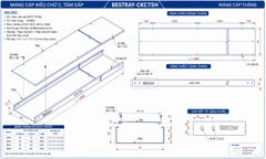 BESTRAY-CKC75H / Máng Cáp Bestray - Dạng Kín 75×150×3000mm