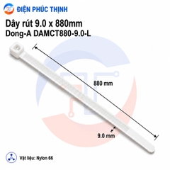 DONG-A-DAMCT880-9.0-L / Dây Rút Nhựa Dong-A 9.0×880mm