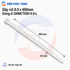 DONG-A-DAMCT650-9.0-L / Dây Rút Nhựa Dong-A 9.0×650mm