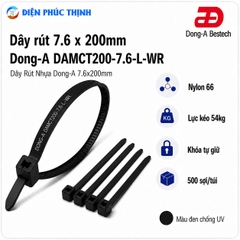DONG-A-DAMCT200-7.6-L-WR / Dây Rút Nhựa Dong-A 7.6×200mm Chống UV