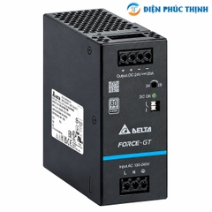 Bộ Nguồn Delta Force-GT DRF 24VDC 120W–480W 1 Pha DIN Rail