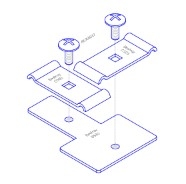 BESTRAY-BSK9 / Miếng Nối Đáy 90° Máng Lưới Bestray