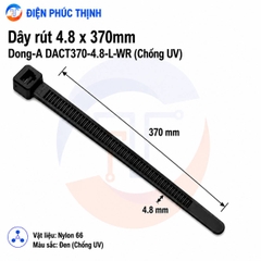 DONG-A-DACT370-4.8-L-WR / Dây Rút Nhựa Dong-A 4.8×370mm Chống UV