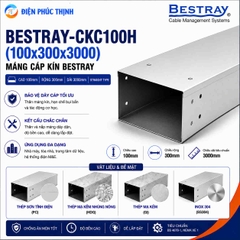 BESTRAY-CKC100H / Máng Cáp Kín Bestray 100×300×3000mm