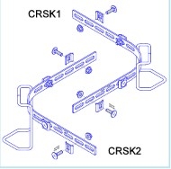 BESTRAY-CRSK / Thanh Nối Góc Bo Cong Máng Lưới Bestray