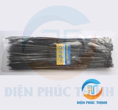 DRUV-BK-8x400 / Dây Rút Nhựa Chống UV VNplastic 8x400 Màu Đen - Đạt Chuẩn ABS - Chịu Nhiệt Đến 85℃