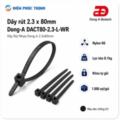 DONG-A-DACT80-2.3-L-WR / Dây Rút Nhựa Chống UV Dong-A 2.3×80mm