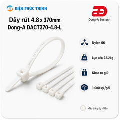 DONG-A-DACT370-4.8-L / Dây Rút Nhựa Dong-A 4.8x370mm