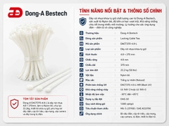 DONG-A-DACT370-4.8-L / Dây Rút Nhựa Dong-A 4.8x370mm