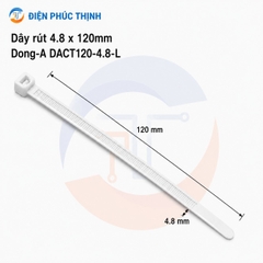 DONG-A-DACT120-4.8-L / Dây Rút Nhựa Dong-A 4.8x120mm