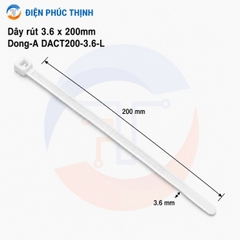 DONG-A-DACT140-3.6-L / Dây Rút Nhựa Dong-A 3.6x140mm
