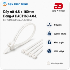 DONG-A-DACT160-4.8-L / Dây Rút Nhựa Dong-A 4.8x160mm
