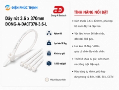DONG-A-DACT370-3.6-L / Dây Rút Nhựa Dong-A 3.6x370mm