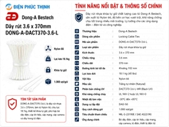 DONG-A-DACT370-3.6-L / Dây Rút Nhựa Dong-A 3.6x370mm