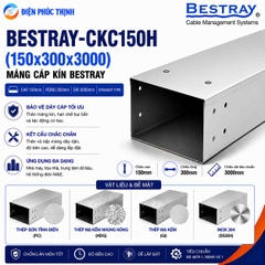 BESTRAY-CKC150H / Máng Cáp Kín Bestray 150×300×3000mm
