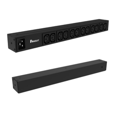 E12B01M / Thanh Phân Phối Điện Panduit - PDU Cơ Bản - 16A - (12)C13 - IEC Inlet - Đen