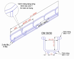 BESTRAY-CM30/30 / Máng Cáp Bestray - Dạng lưới 30×30×3000mm