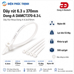DONG-A-DAMCT370-6.3-L / Dây Rút Nhựa Dong-A 6.3×370mm