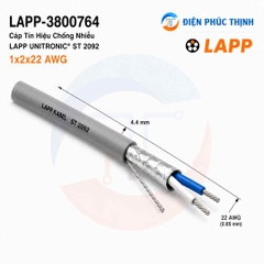 LAPP-3800764 / Cáp Tín Hiệu Chống Nhiễu LAPP UNITRONIC ST 2092 1x2x22 AWG
