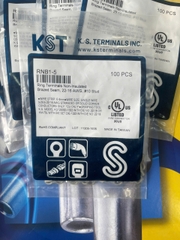 KST-RNB1-5 / Đầu Cosse Tròn Trần KST 0.5-1.5 mm2 (100 Cái/Bịch) - NON-INSULATED RING TERMINALS