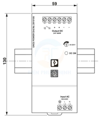 2910105 - Bộ cấp nguồn / Power supply unit UNO2-PS/1AC/24DC/480W hãng Phoenix Contact