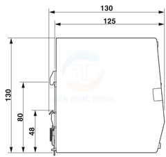 2910105 - Bộ cấp nguồn / Power supply unit UNO2-PS/1AC/24DC/480W hãng Phoenix Contact