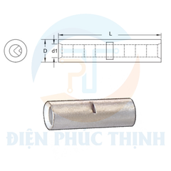 KST-BN2 / Đầu cosse thẳng dẫn nhiệt 1.5-2.5 mm2 - NON-INSULATED BUTT CONNECTORS hãng KST