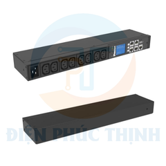 E08D01M / Thanh Phân Phối Điện Panduit - MI PDU - 16A - (8)C13 - Đầu Vào IEC C20 - Không Dây - Đen