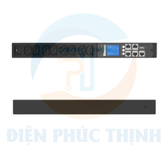 E08D01M / Thanh Phân Phối Điện Panduit - MI PDU - 16A - (8)C13 - Đầu Vào IEC C20 - Không Dây - Đen