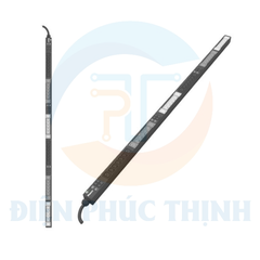 E42B11M / Thanh Phân Phối Điện Panduit - PDU Cơ Bản - 32A - (30)C13, (12)C19 - IEC 60309 2P+E+N 6h IP44-3M - Top Fed - Đen