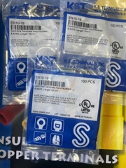 KST-EN10-18 / Đầu cosse pin rỗng trần 10 mm2 - NON-INSULATED CORD END TERMINALS hãng KST