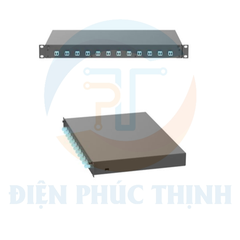 FD1W12AQDLCZ / Khay Chứa Sợi Quang Panduit - 12 Bộ Chuyển Đổi LC Duplex
