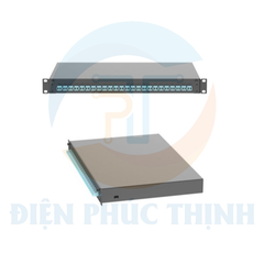 FD1W24AQDLCZ / Khay Chứa Sợi Quang Panduit - 24 Bộ Chuyển Đổi LC Duplex