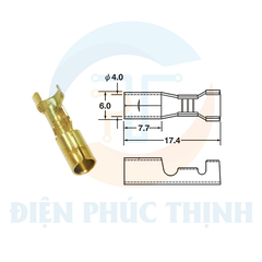 FRM400-02B9L / Đầu Cosse Cuộn Dập Liên Tục KST - BULLET TERMINAL