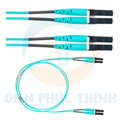 NKFPZ22LLLSM010 / Dây nhảy quang Panduit NetKey® 2 - OM4 - 2mm - LC Duplex - 10m NKFPZ22LLLSM010
