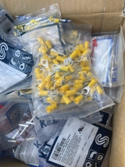 KST-RV5-6 / Đầu Cosse Tròn Bọc Nhựa KST 4-6 mm2 (100 Cái/Bịch) - VINYL-INSULATED RING TERMINALS