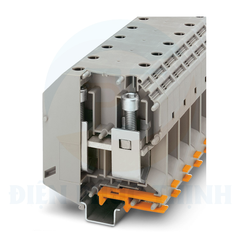 3010110 - Cầu đấu dây / Terminal Block UKH 150 - vặn vít 50-150mm2, dòng 309A, rộng 31mm, màu xám - Phoenix Contact