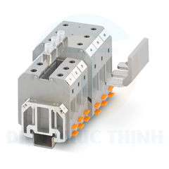 3009118 - Cầu đấu dây / Terminal Block UKH 50 - vặn vít 50mm2, dòng 150A, rộng 20mm, màu xám - Phoenix Contact