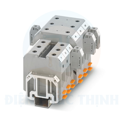 3010013 - Cầu đấu dây / Terminal Block UKH 95 - vặn vít 35-95mm2, dòng 232A, rộng 25mm, màu xám - Phoenix Contact