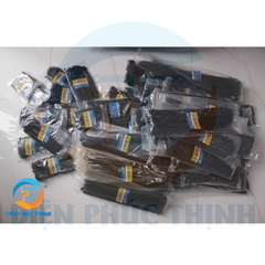 DR-BK-3x100 / Dây rút nhựa VNplastic 3x100 Màu Đen - Chống Đứt Gãy - Chịu Nhiệt Đến 85℃