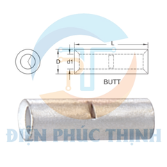 KST-BNT3 / Đầu cosse pin nối 2.5-4 mm2 - NON-INSULATED BUTT CONNECTORS hãng KST