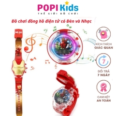 Đồng Hồ Hoạt Hình Cho Bé Trai Bé Gái Có Đèn Xem Giờ Kuromi Dạ Quang Và Âm Nhạc Giai Điệu Cinnamoroll -POPIKIDS