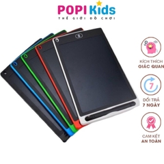 Bảng Viết Thông Minh LCD Tự Xóa 8.5inch, 10inch, 12inch Cho Bé Tập Vẽ, Tập Viết – Màn Hình Chống Chói- POPIKIDS